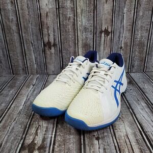 Asics Men's Solution Swift FF Tennis Shoes White Blue Size 13